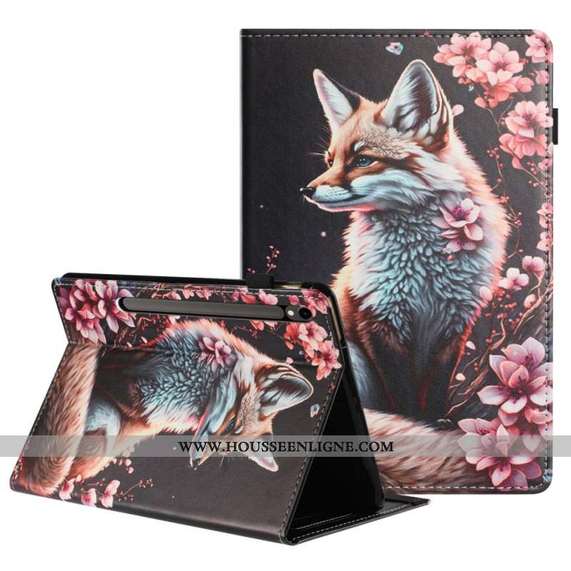 Étui Samsung Galaxy Tab S10 FE / S9 / S9 FE Motif Renard