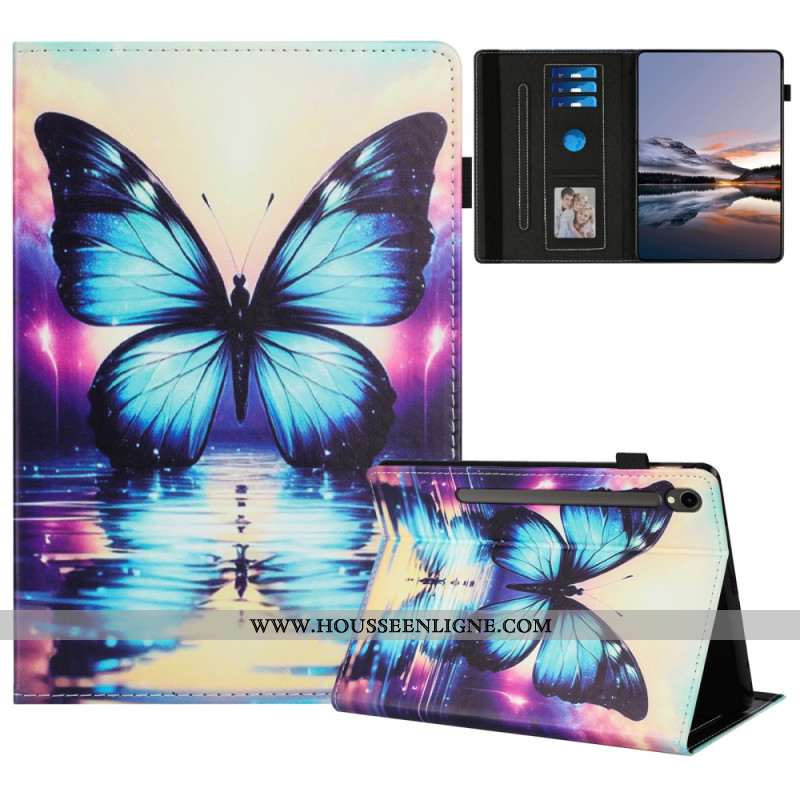 Étui Samsung Galaxy Tab S10 FE / S9 / S9 FE Papillon