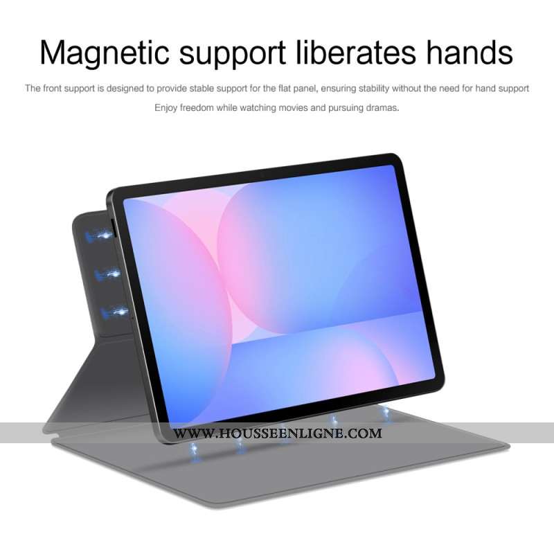 Étui Samsung Galaxy Tab S10 FE Support Magnétique et Fonction Auto Sleep/Wake