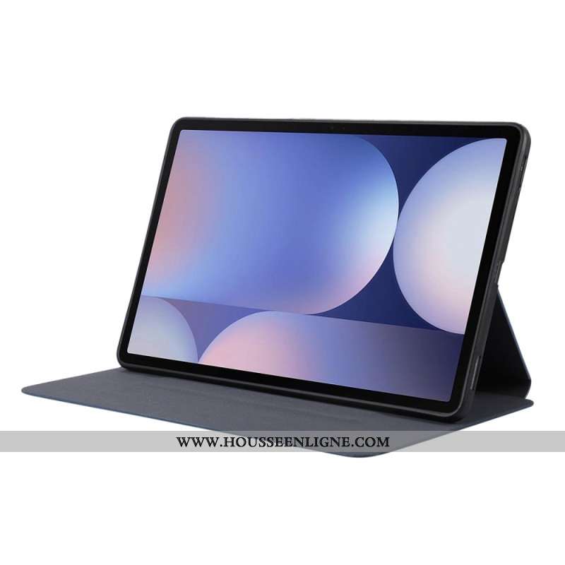 Étui Samsung Galaxy Tab S10 Plus Effet Daim Porte-Stylet