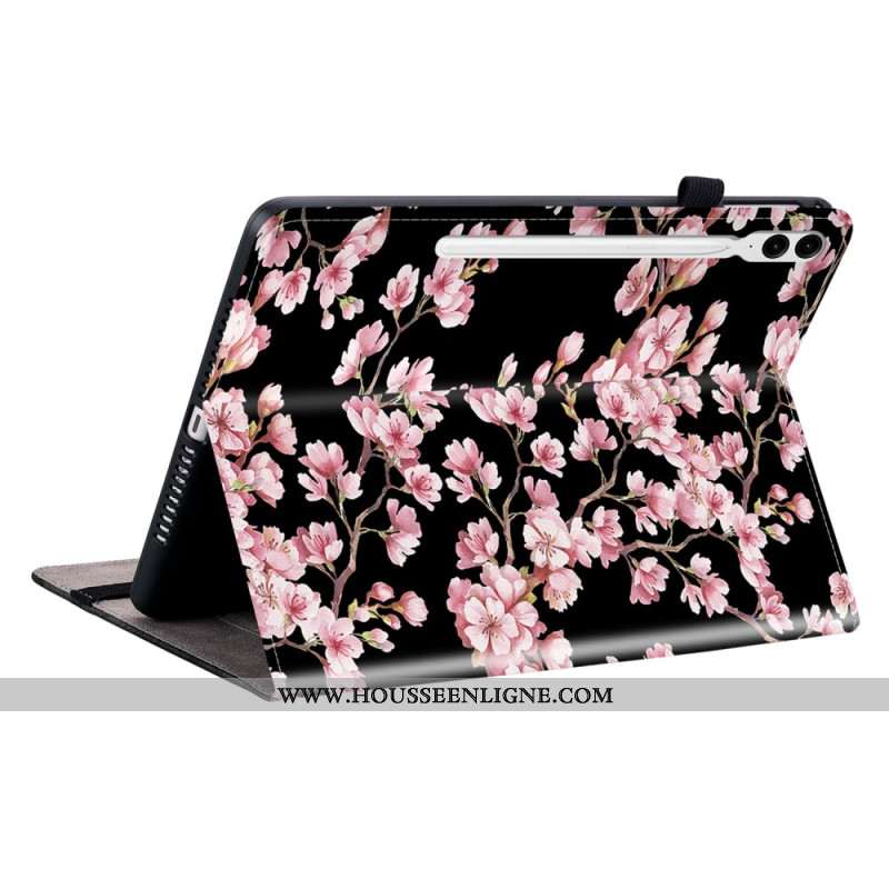 Étui Samsung Galaxy Tab S10 Plus / S9 FE Plus / S9 Plus Fleurettes