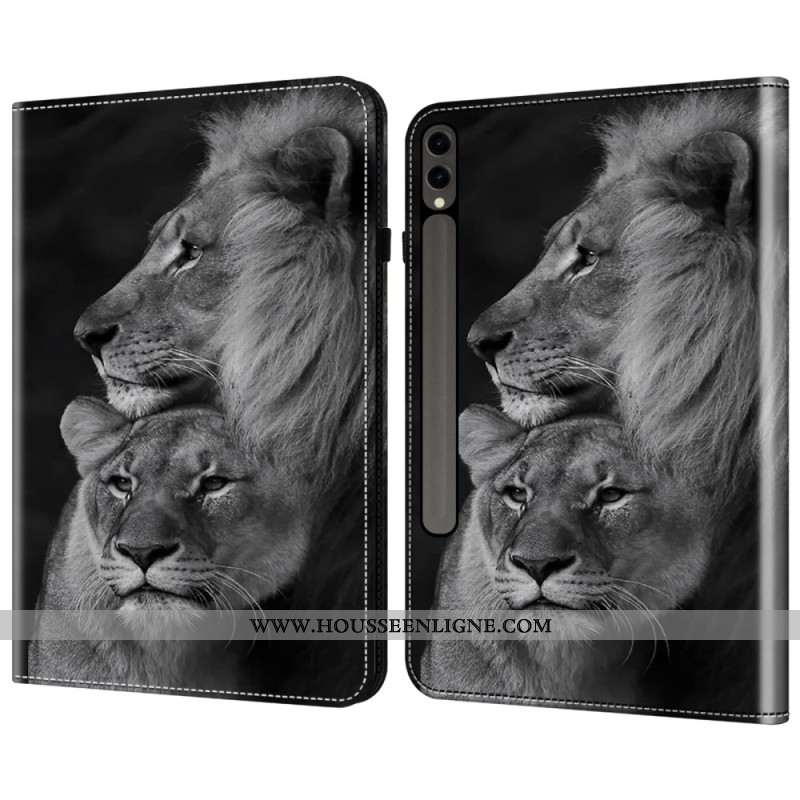 Étui Samsung Galaxy Tab S10 Plus / S9 FE Plus / S9 Plus Lions