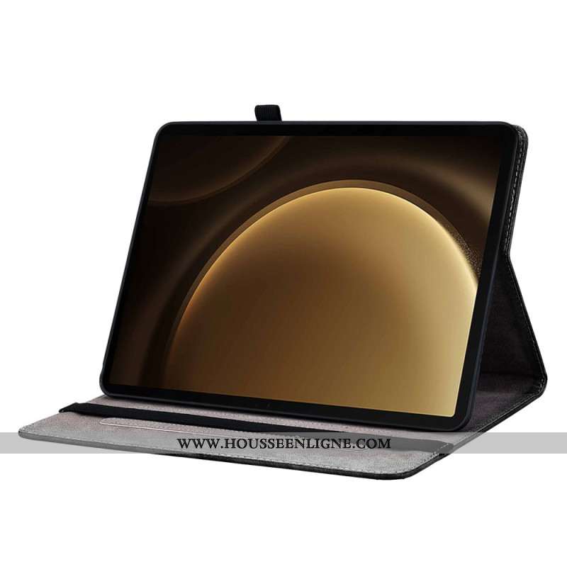 Étui Samsung Galaxy Tab S10 Plus / S9 FE Plus / S9 Plus Motif Paon