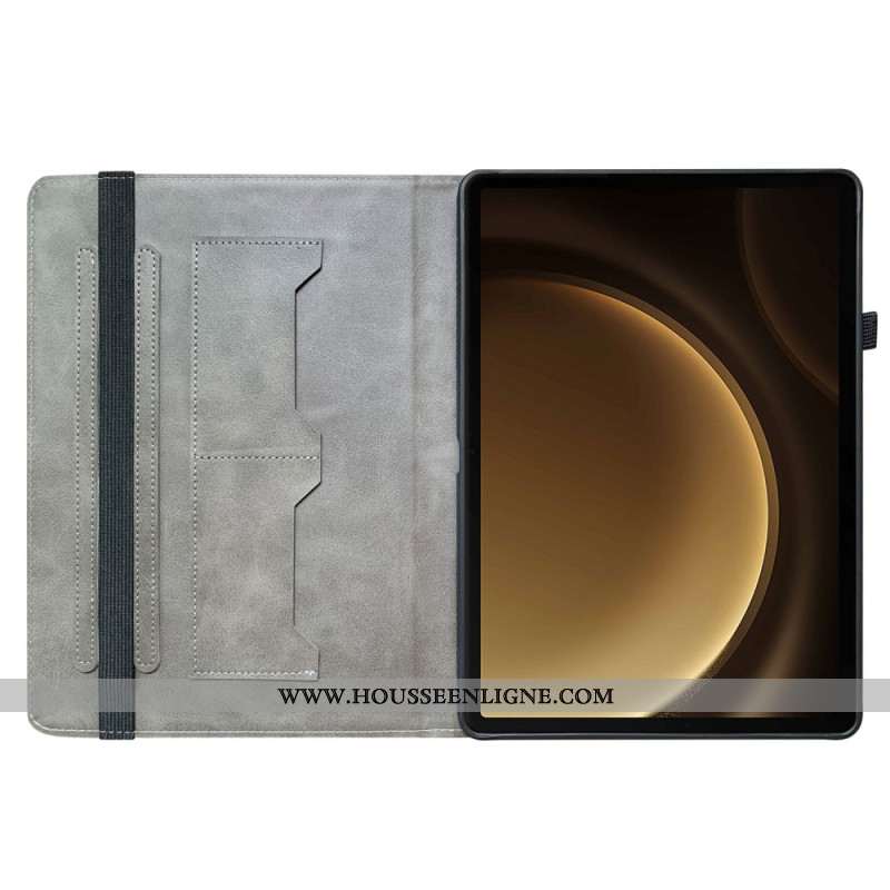 Étui Samsung Galaxy Tab S10 Plus / S9 FE Plus / S9 Plus Motif Tigre
