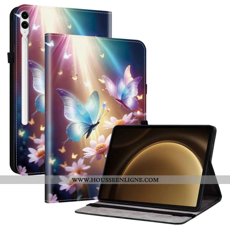 Étui Samsung Galaxy Tab S10 Plus / S9 FE Plus / S9 Plus Papillons