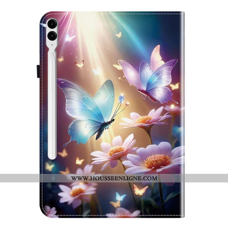 Étui Samsung Galaxy Tab S10 Plus / S9 FE Plus / S9 Plus Papillons