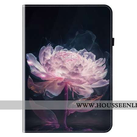Étui Samsung Galaxy Tab S10 Plus / S9 FE Plus / S9 Plus Pivoine Violette