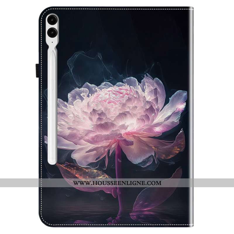Étui Samsung Galaxy Tab S10 Plus / S9 FE Plus / S9 Plus Pivoine Violette