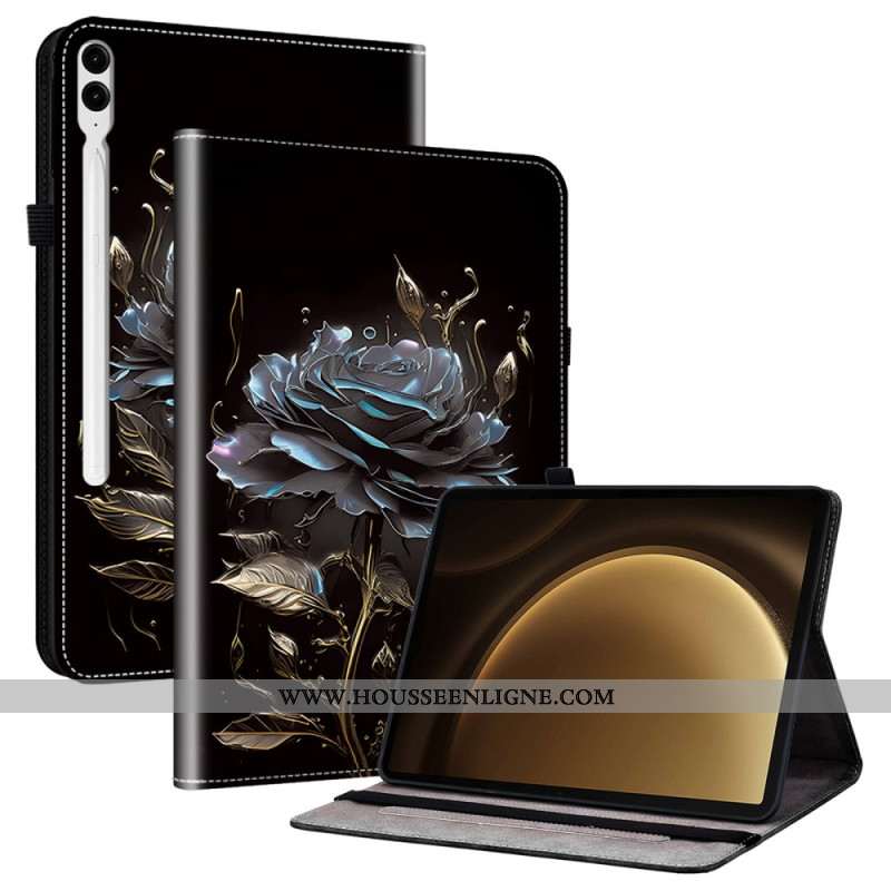 Étui Samsung Galaxy Tab S10 Plus / S9 FE Plus / S9 Plus Rose Noire