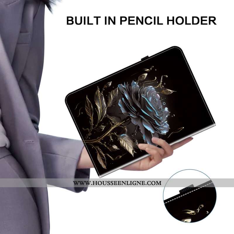 Étui Samsung Galaxy Tab S10 Plus / S9 FE Plus / S9 Plus Rose Noire