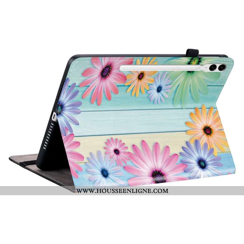 Étui Samsung Galaxy Tab S10 Plus / S9 FE Plus / S9 Plus Tournesols