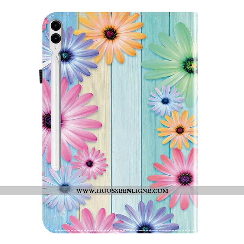 Étui Samsung Galaxy Tab S10 Plus / S9 FE Plus / S9 Plus Tournesols