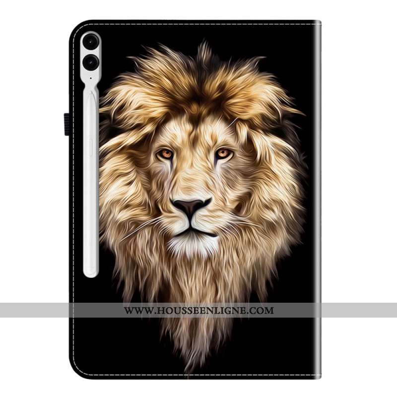 Étui Samsung Galaxy Tab S10 Plus / S9 FE Plus / S9 PlusTête de Lion