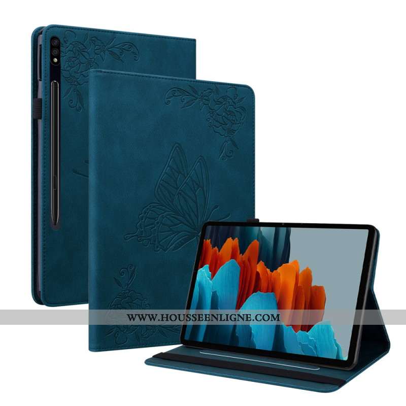Étui Samsung Galaxy Tab S10 Plus / S9 Plus Papillon