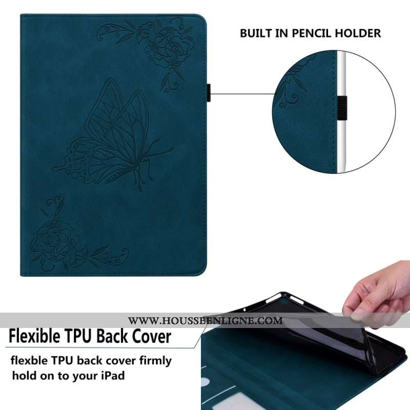 Étui Samsung Galaxy Tab S10 Plus / S9 Plus Papillon