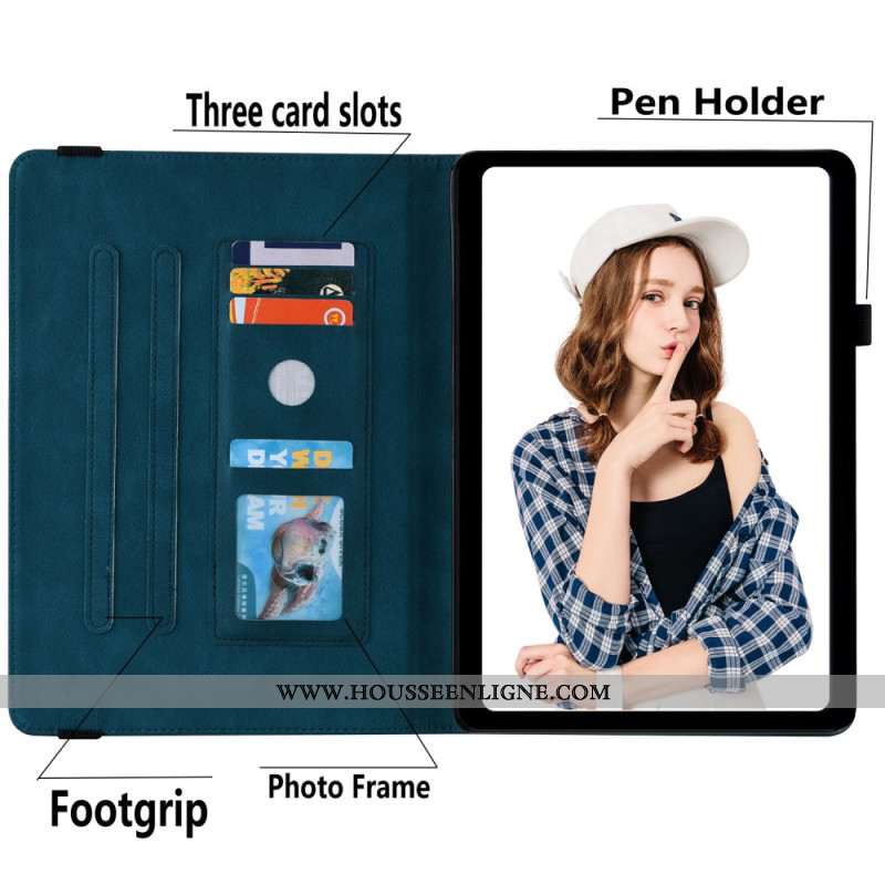 Étui Samsung Galaxy Tab S10 Plus / S9 Plus Papillon