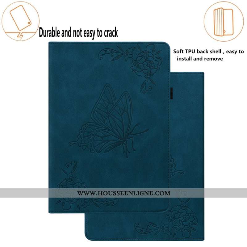 Étui Samsung Galaxy Tab S10 Plus / S9 Plus Papillon