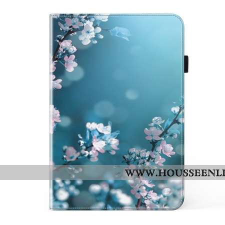 Étui Samsung Galaxy Tab S10 Plus / S9 Plus / S9 FE Plus Fleurs de Prunier