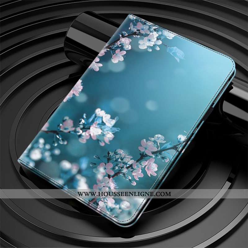 Étui Samsung Galaxy Tab S10 Plus / S9 Plus / S9 FE Plus Fleurs de Prunier