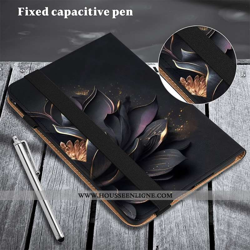 Étui Samsung Galaxy Tab S10 Plus / S9 Plus / S9 FE Plus Lotus Pourpre