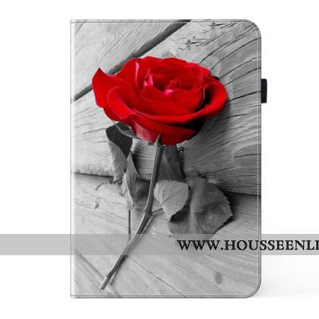 Étui Samsung Galaxy Tab S10 Plus / S9 Plus / S9 FE Plus Motif Rose