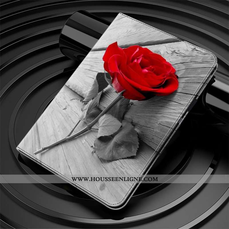 Étui Samsung Galaxy Tab S10 Plus / S9 Plus / S9 FE Plus Motif Rose