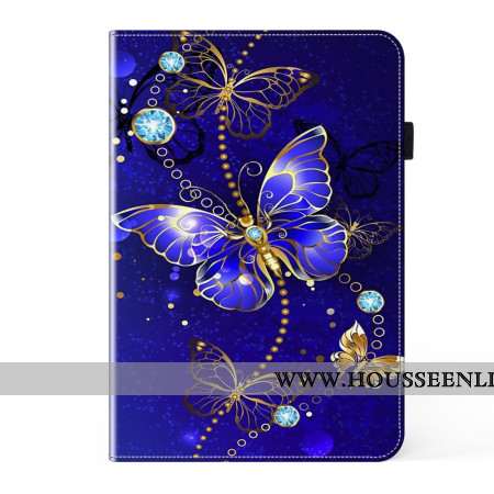 Étui Samsung Galaxy Tab S10 Plus / S9 Plus / S9 FE Plus Papillon Diamant