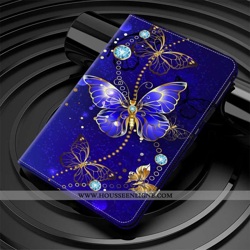 Étui Samsung Galaxy Tab S10 Plus / S9 Plus / S9 FE Plus Papillon Diamant