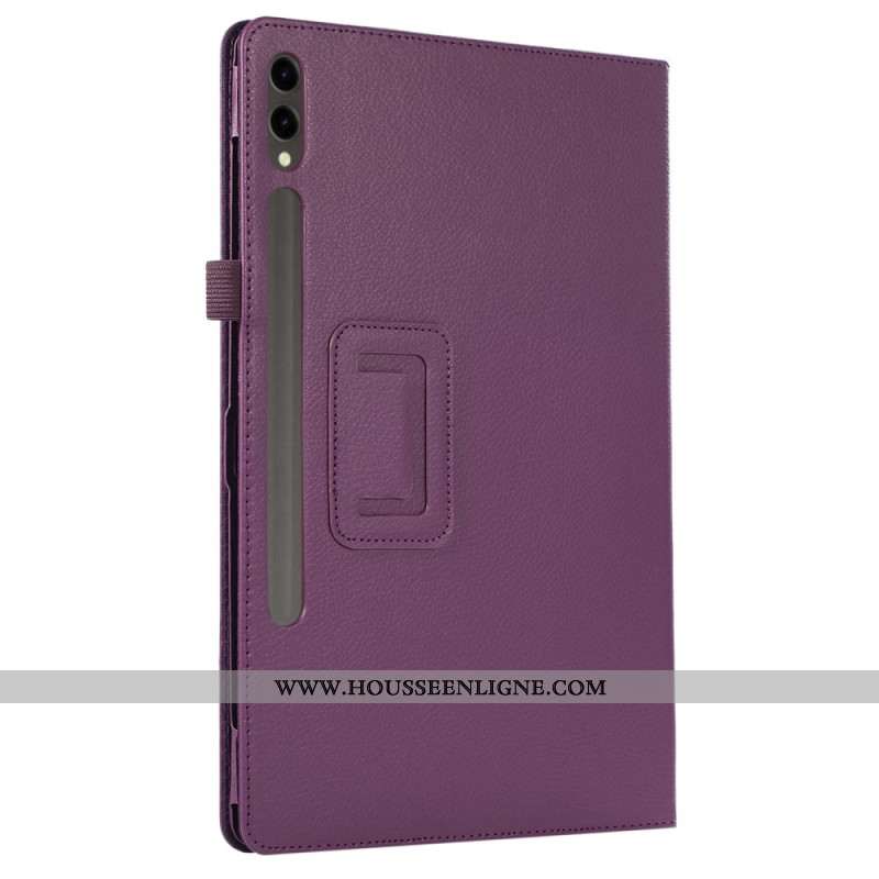 Étui Samsung Galaxy Tab S10 Plus Texture Litchi