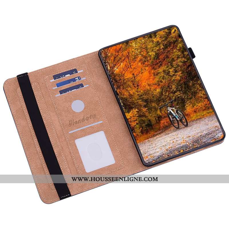 Étui Samsung Galaxy Tab S10 Ultra / S9 Ultra Hibou Doré