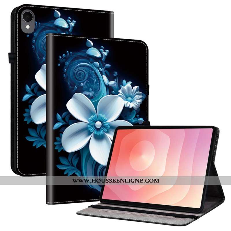 Étui Samsung Galaxy Tab S11 Orchidées Noires