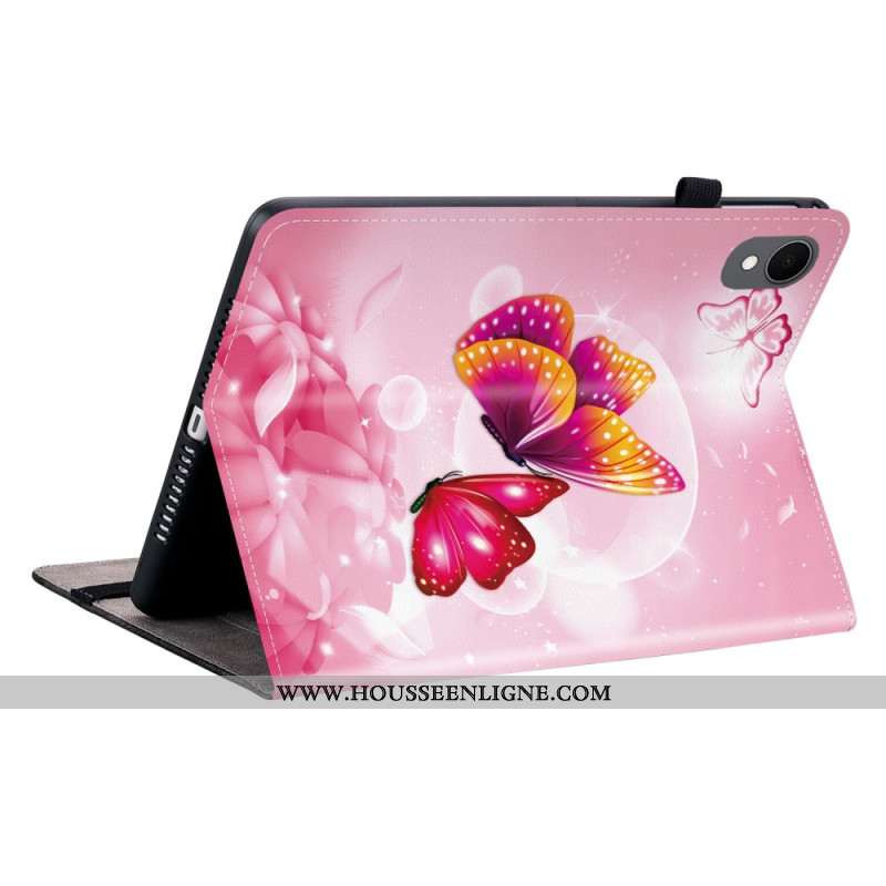 Étui Samsung Galaxy Tab S11 Papillons Roses
