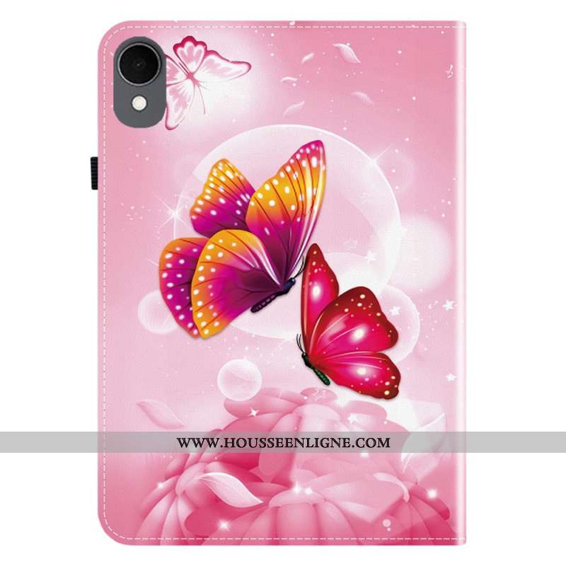 Étui Samsung Galaxy Tab S11 Papillons Roses