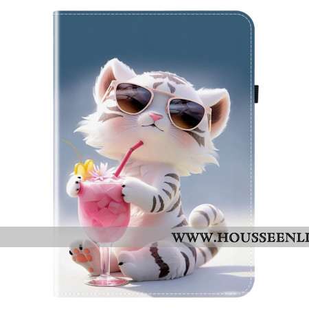 Étui Samsung Galaxy Tab S11 Tigre Cartoon