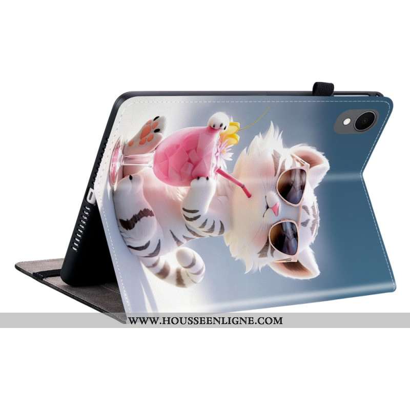 Étui Samsung Galaxy Tab S11 Tigre Cartoon