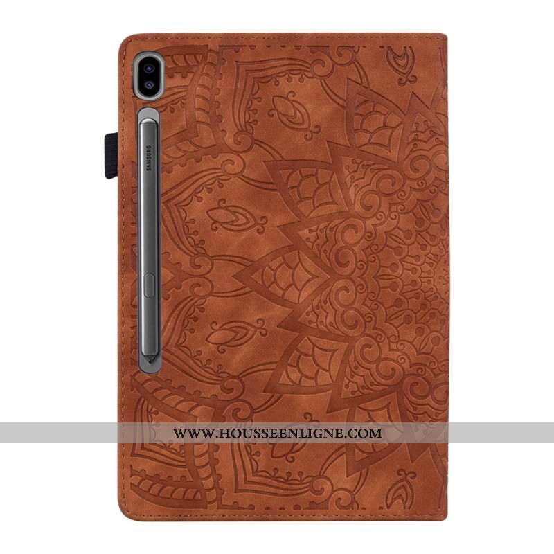 Étui Samsung Galaxy Tab S11 Ultra Effet Daim Mandala