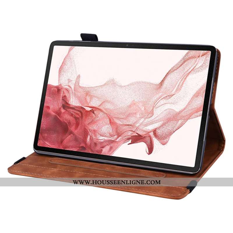 Étui Samsung Galaxy Tab S11 Ultra Effet Daim Mandala