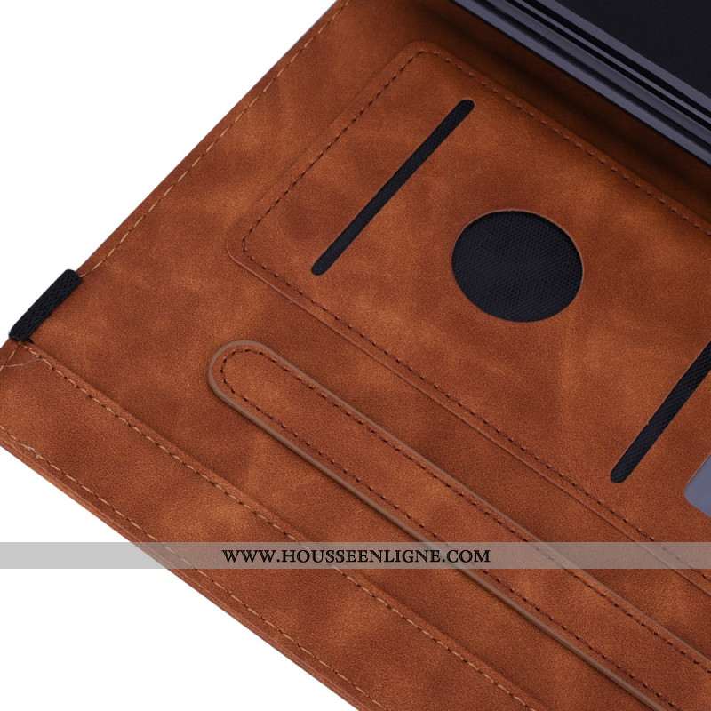 Étui Samsung Galaxy Tab S11 Ultra Effet Daim Mandala