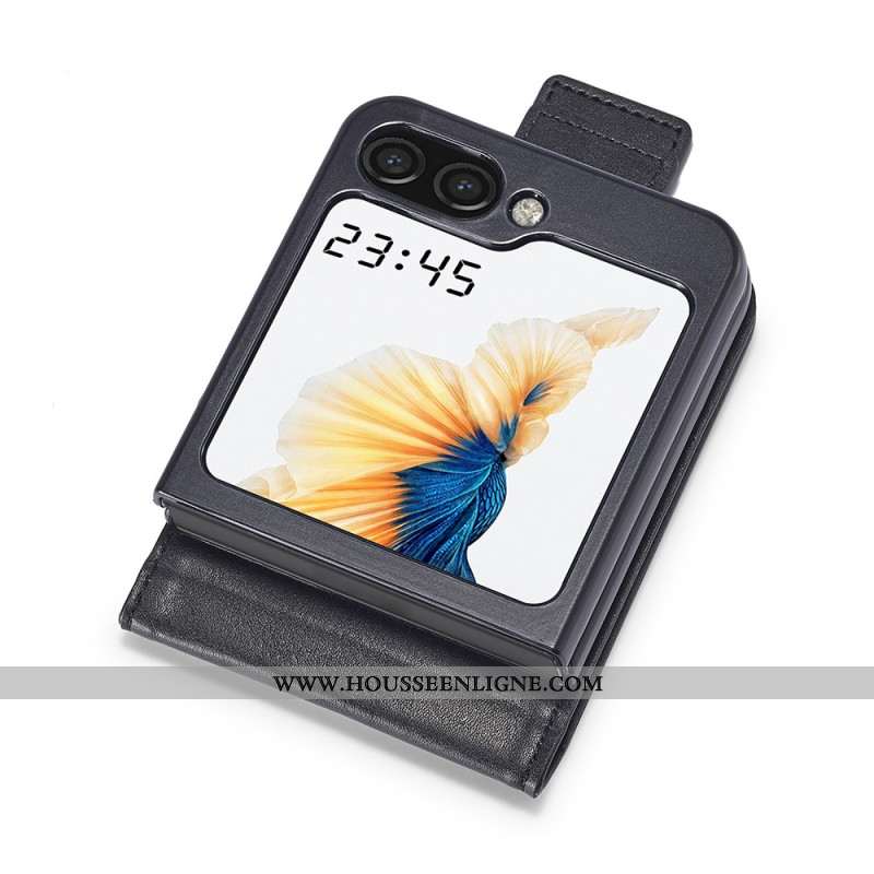 Étui Samsung Galaxy Z Flip 7 FE / Z Flip 6 Porte-Cartes Blocage RFID LC.IMEEKE