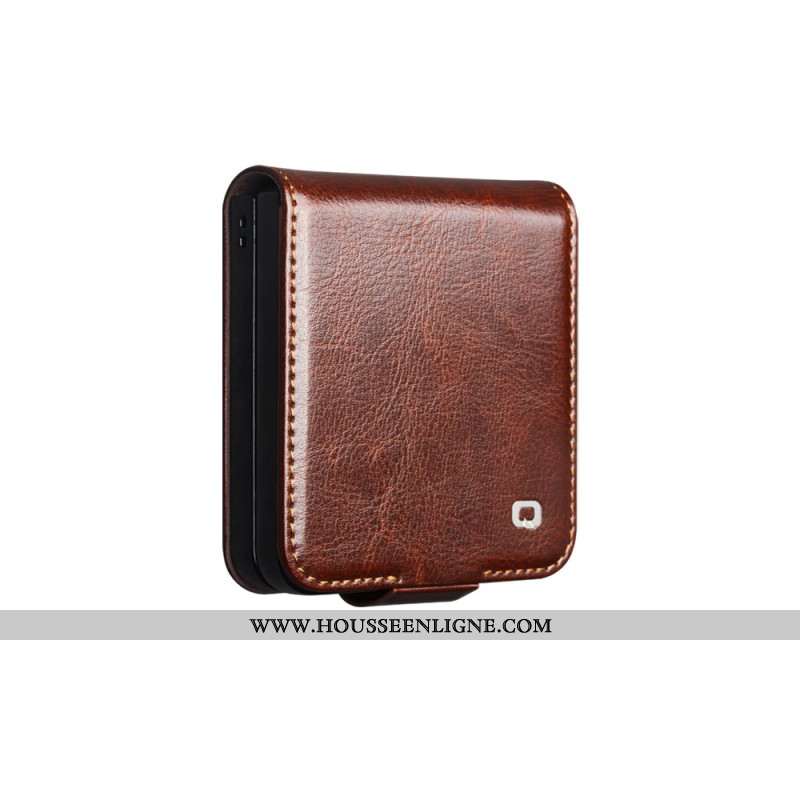 Étui Samsung Galaxy Z Flip 7 Porte-Carte QIALINO