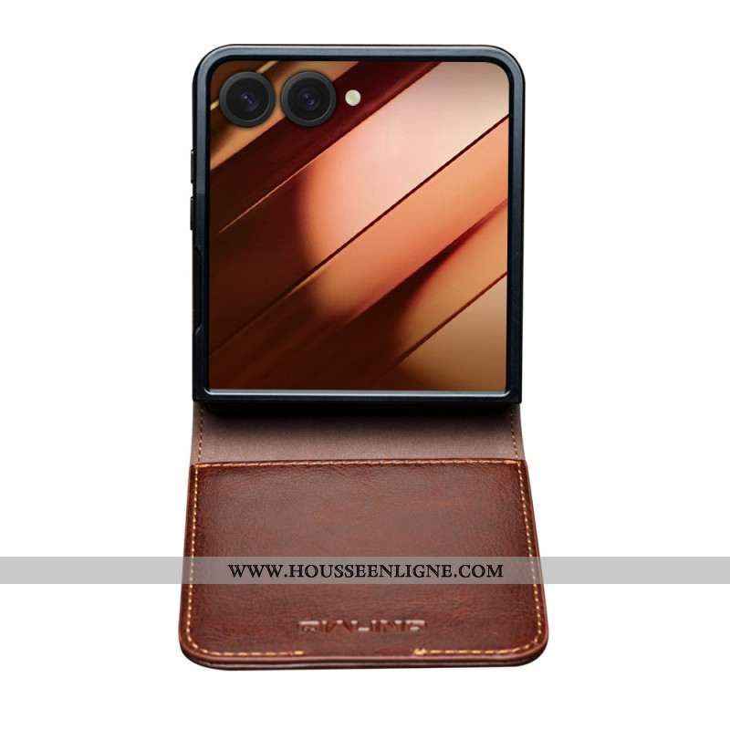 Étui Samsung Galaxy Z Flip 7 Porte-Carte QIALINO