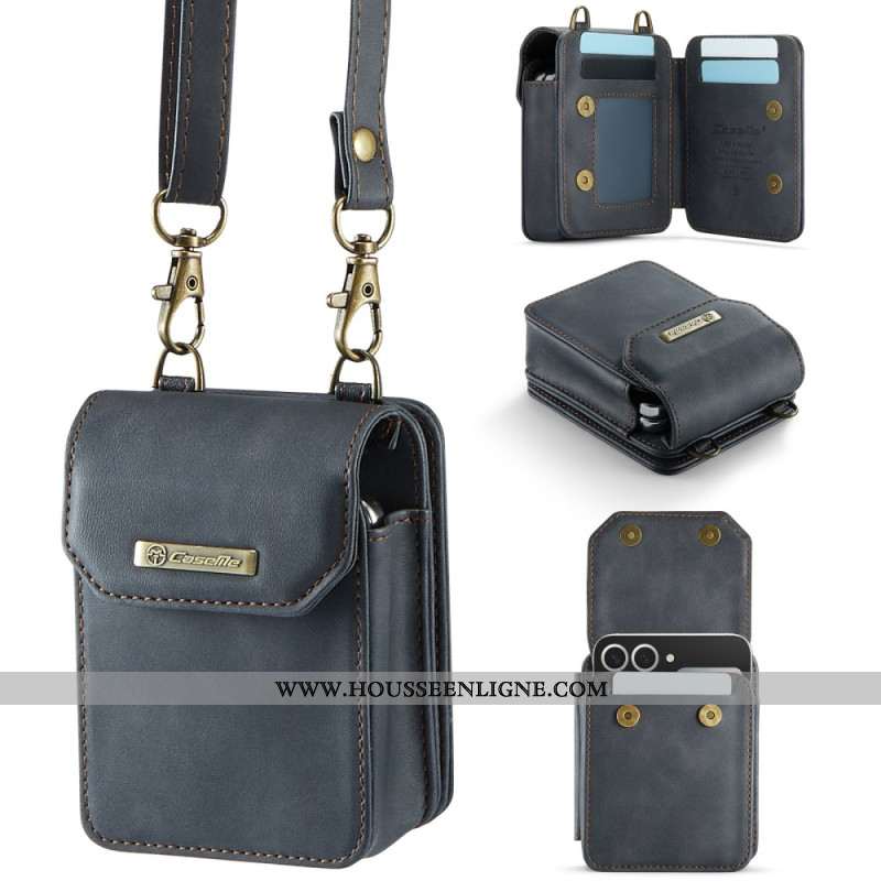 Étui Samsung Galaxy Z Flip Style Sacoche Protection RFID et Bandoulière