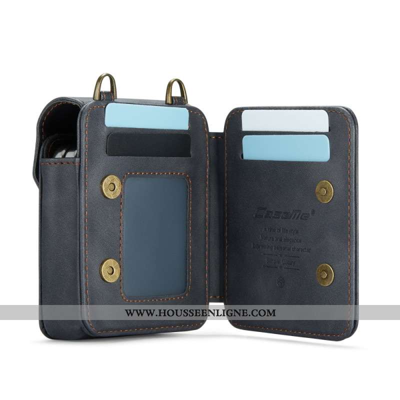 Étui Samsung Galaxy Z Flip Style Sacoche Protection RFID et Bandoulière