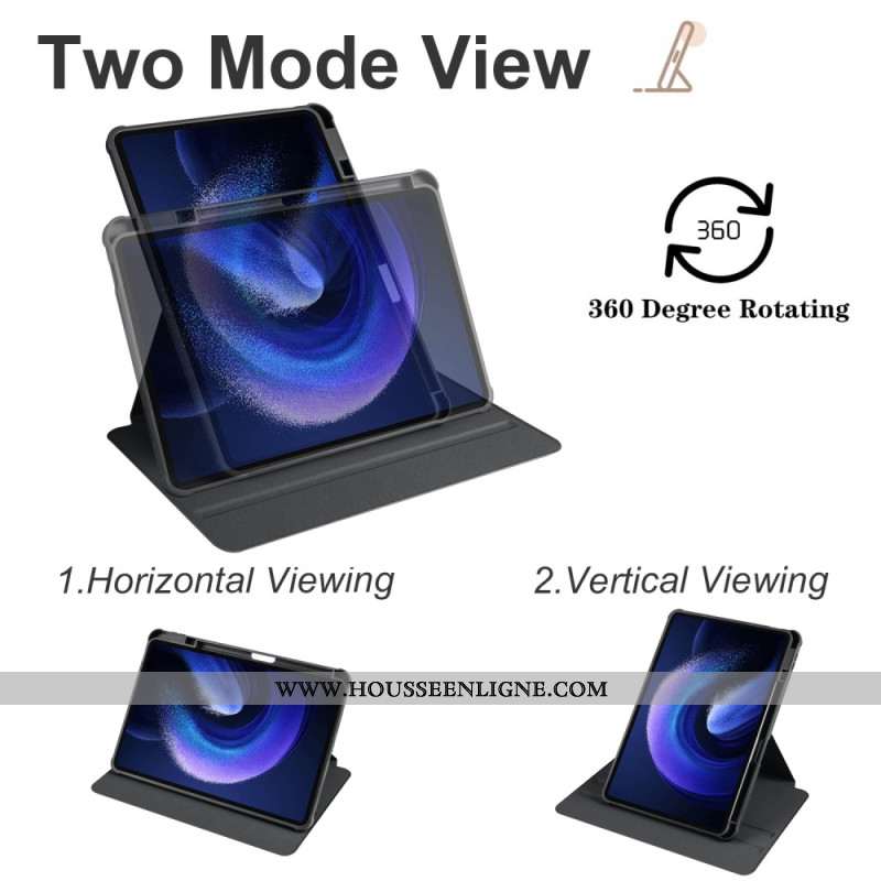 Étui Xiaomi Pad 6 / 6 Pro Support Rotatif