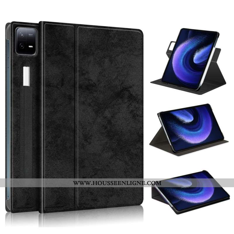 Étui Xiaomi Pad 6 Pro Support Rotatif et Porte-Stylet