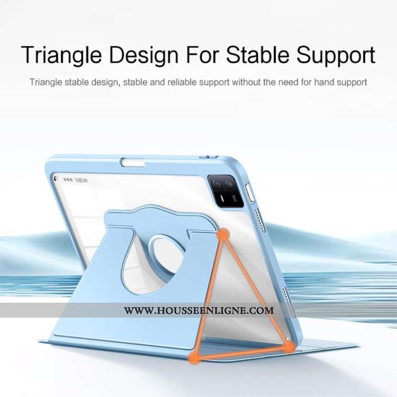 Étui Xiaomi Pad 6 Rotatif Simili Cuir