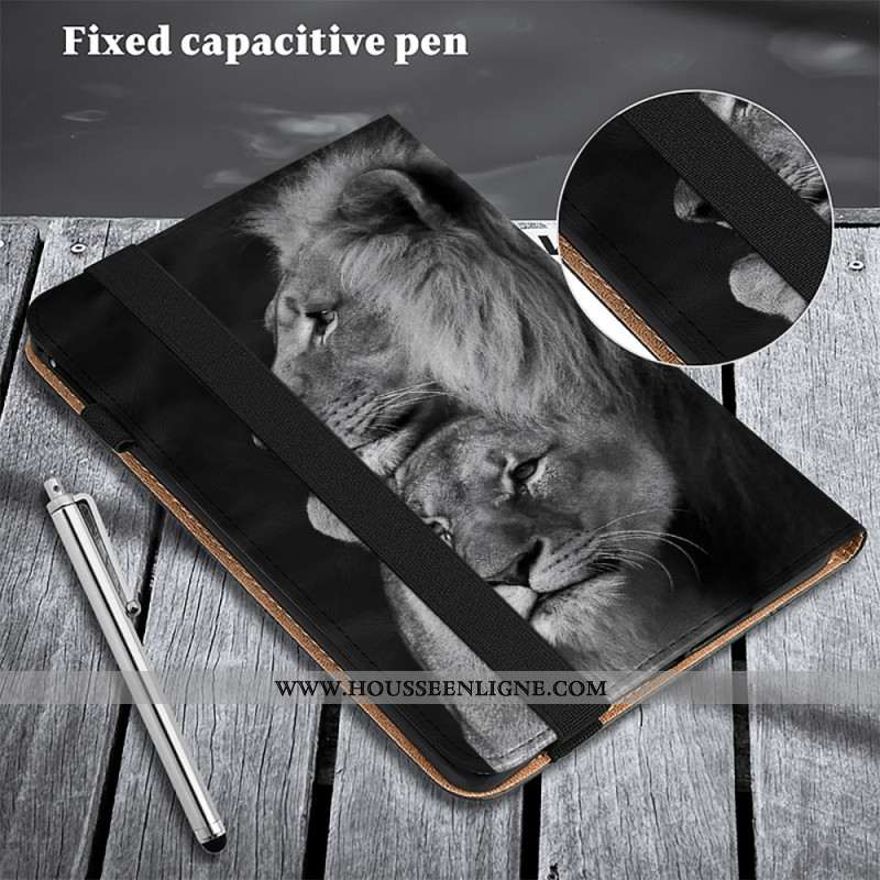 Étui Xiaomi Pad 7 / 7 Pro Couple de Lions