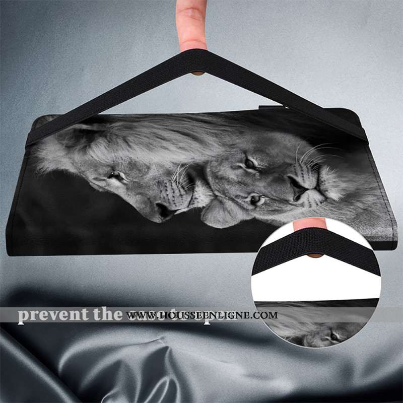 Étui Xiaomi Pad 7 / 7 Pro Couple de Lions