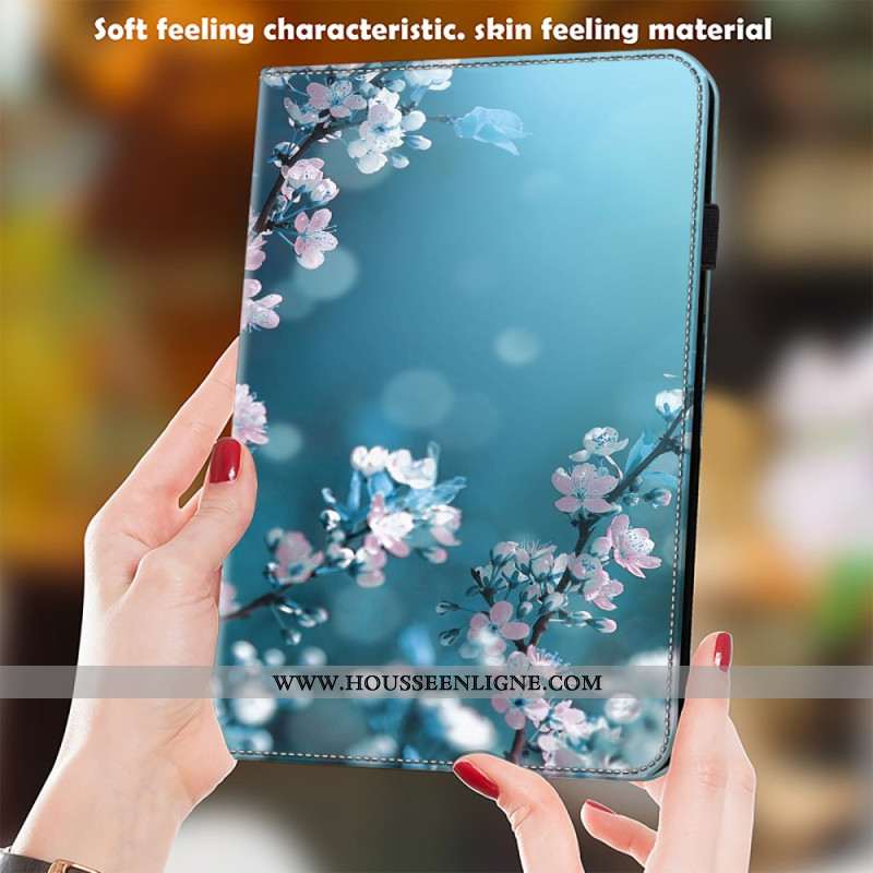 Étui Xiaomi Pad 7 / 7 Pro Fleurs de Pêcher