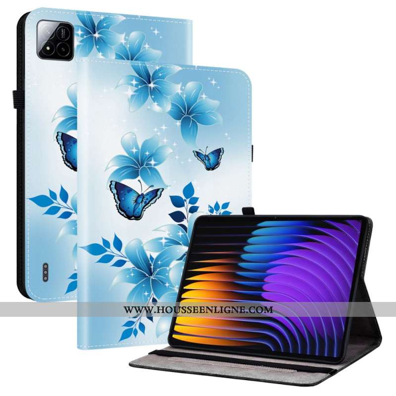 Étui Xiaomi Pad 7 / Pad 7 Pro Décor Bleu